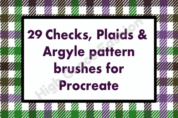 Download Checks/Plaids/Argyle Procreate Brushes - Brushes Collection