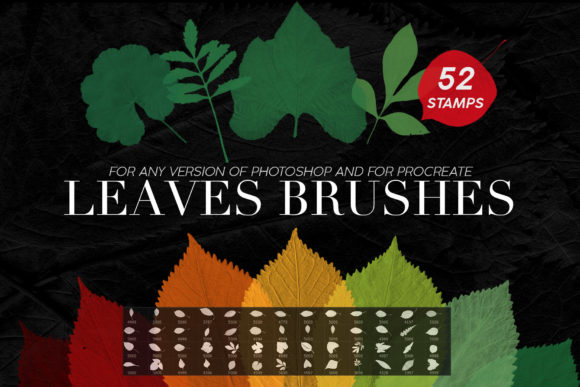 Download Leaves Photoshop Stamp Brushes - Brushes Collection