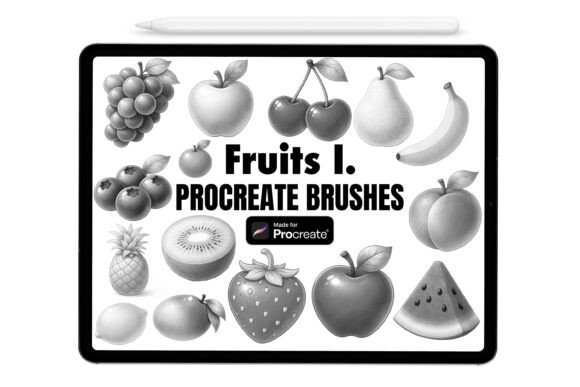 Download Cute Fruits Procreate Brushes - Brushes Collection