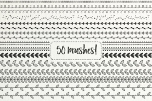 Download 50 Hand Drawn Brushes, Part 2 - AI - Brushes Collection