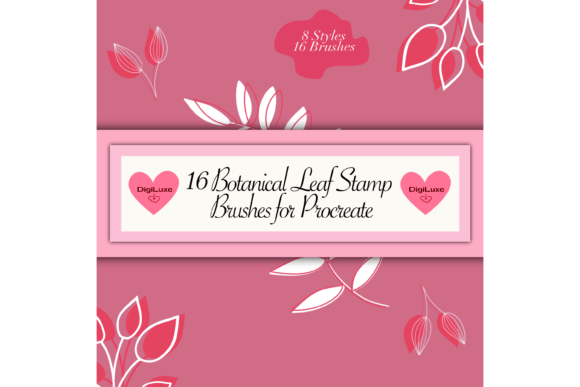 Download Botanical Stamp Brushes for Procreate - Brushes Collection