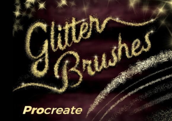 Download Glitter and Sparkle Brushes - Procreate - Brushes Collection
