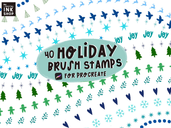 Download Winter Procreate Image Doodle Brushes - Brushes Collection