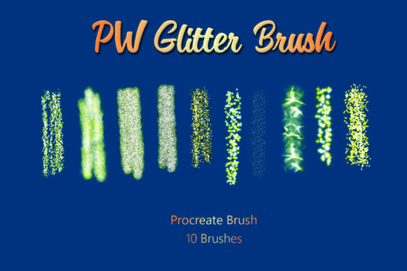 Download PW Procreate Brush - Glitter Brushes - Brushes Collection