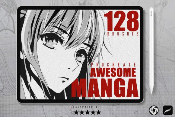 Download Awesome Manga Procreate Brushes - Brushes Collection