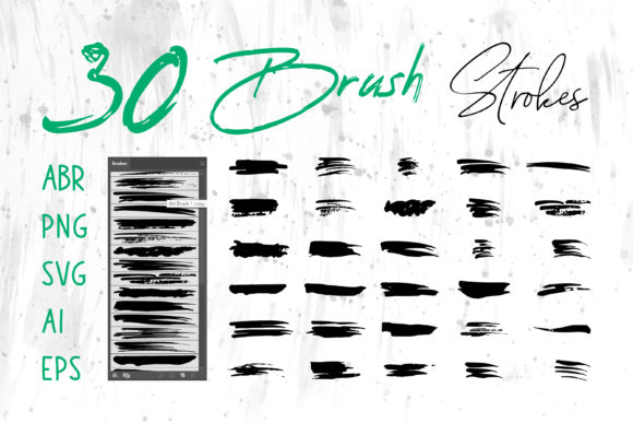 Download Black Grunge Brush, Photoshop Brush Set - Grunge Collection