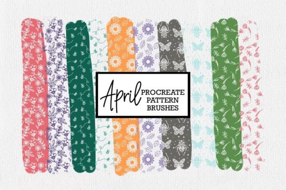 Download Spring Flowers Procreate Pattern Brushes - Brushes Collection