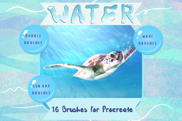Download Procreate Water Brushes X 16 - Brushes Collection