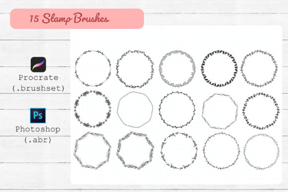 Download Procreate and Photoshop Stamp Brushes. - Brushes Collection