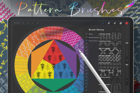 Download Seamless Pattern Brushes for Procreate - Brushes Collection