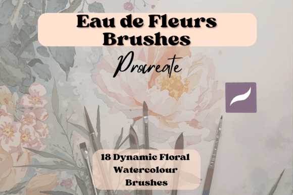 Download Floral Watercolour Brushes Procreate 18 - Brushes Collection