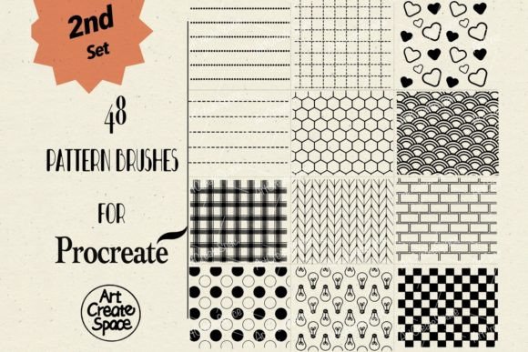Download Procreate Pattern Brushes II Set - Brushes Collection