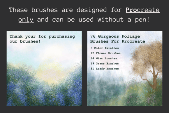 Download Watercolor Foliage Procreate Brushes - Brushes Collection