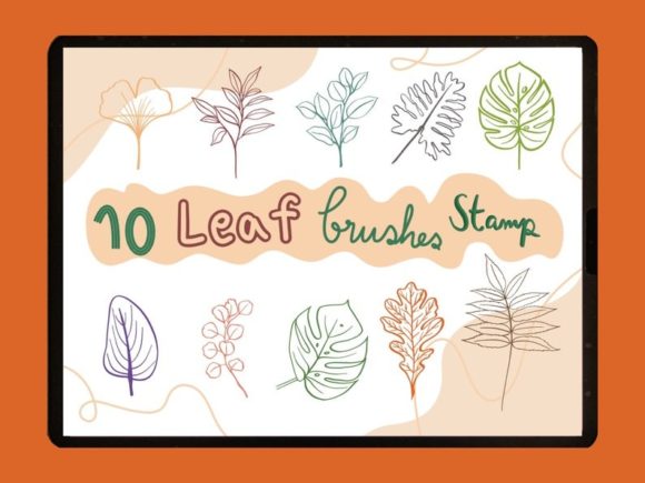Download Leaf Procreate Brushes Stamp - Brushes Collection