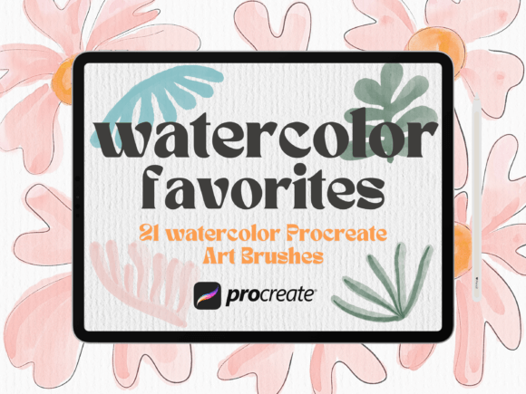 Download Watercolor Favorites Procreate Brushes - Brushes Collection