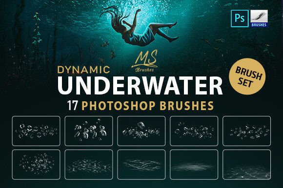 Download Underwater Photoshop Brushes - Brushes Collection