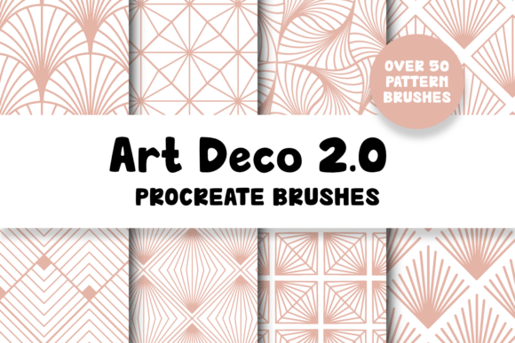 Download Art Deco Patterns 2.0 Procreate Brushes - Brushes Collection