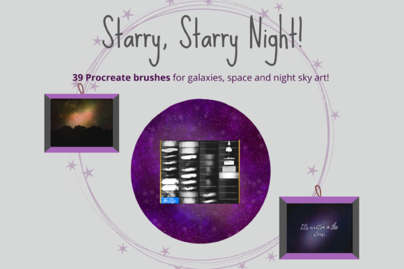 Download Starry Night Procreate Brushes/Palettes - Brushes Collection