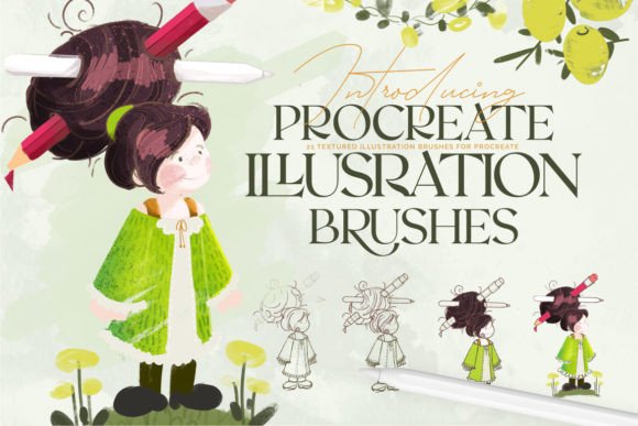 Download ILLUSTRATION BRUSHES: PROCREATE - Brushes Collection